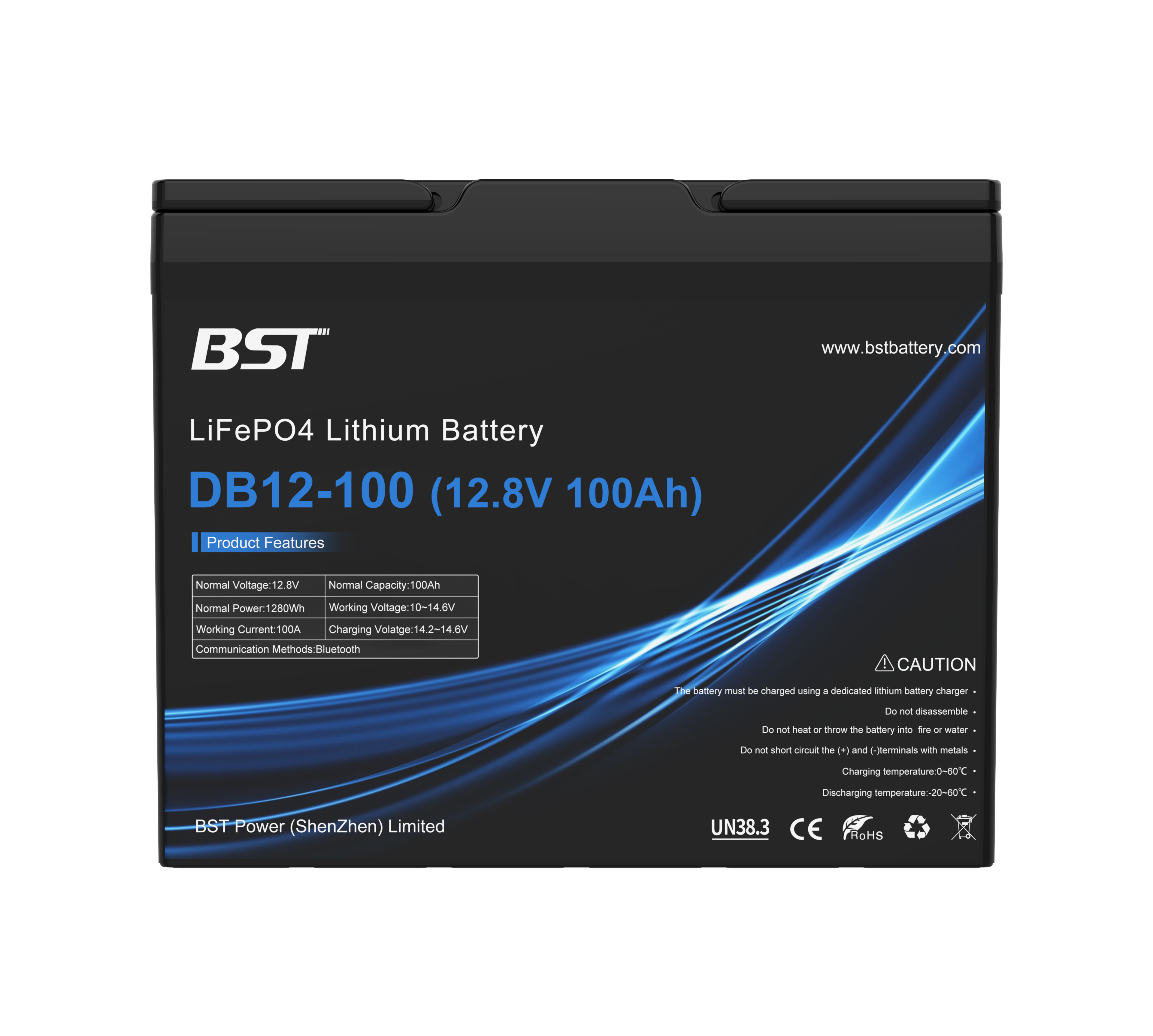 12V 100Ah LiFePO4 battery