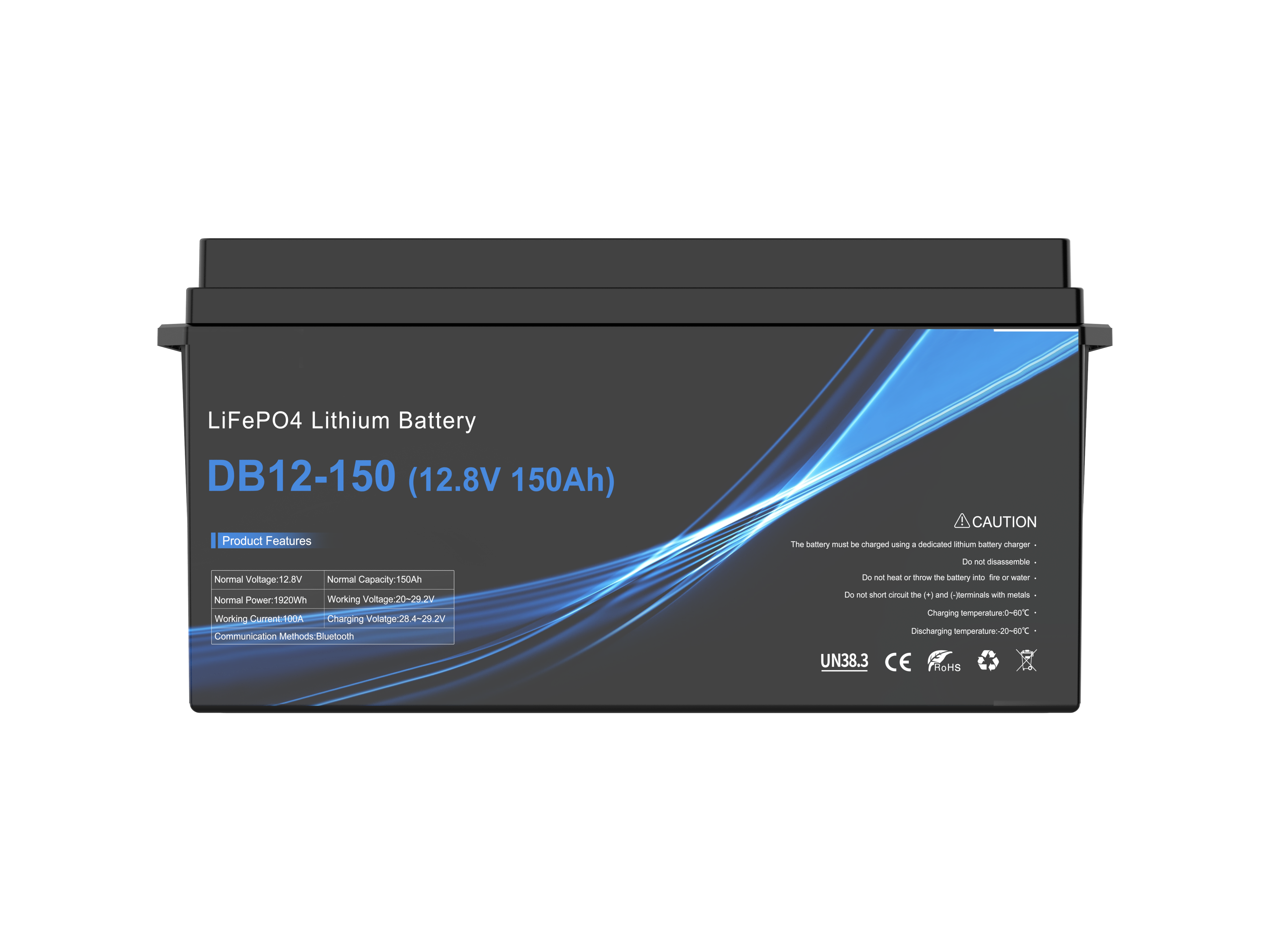 12V 150Ah LiFePO4 battery reference configuration
